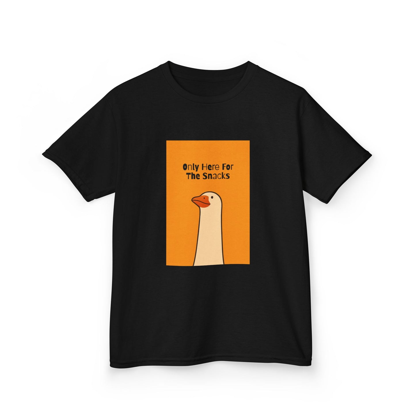 Only Here For The Snacks-Themed Kids Tee, Funny Kids T-Shirt, Cute Children's Apparel, Gift for Snack Lovers, Perfect for Birthday and Playdates