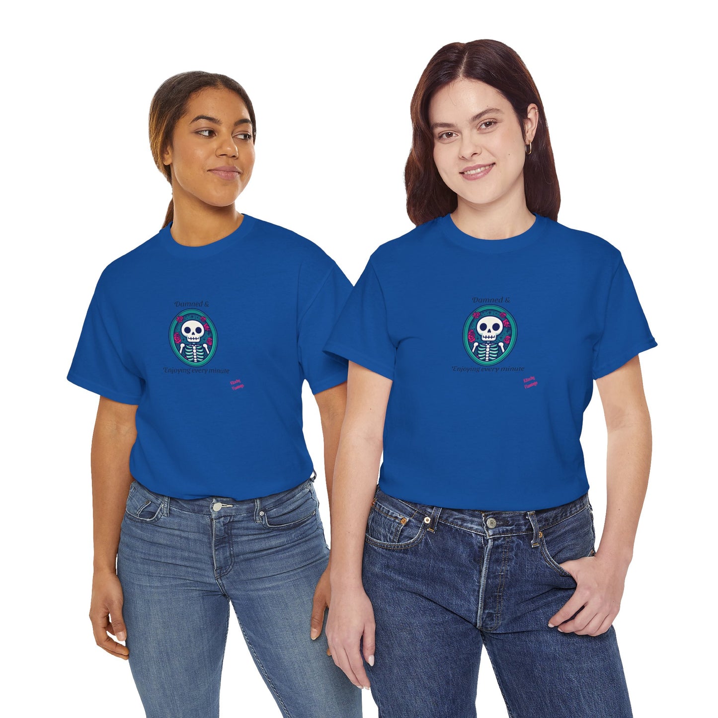 Skeleton Vibes Unisex Heavy Cotton Tee - Perfect for Halloween, Casual Wear, Gifts, Parties, and Trendy Outfits