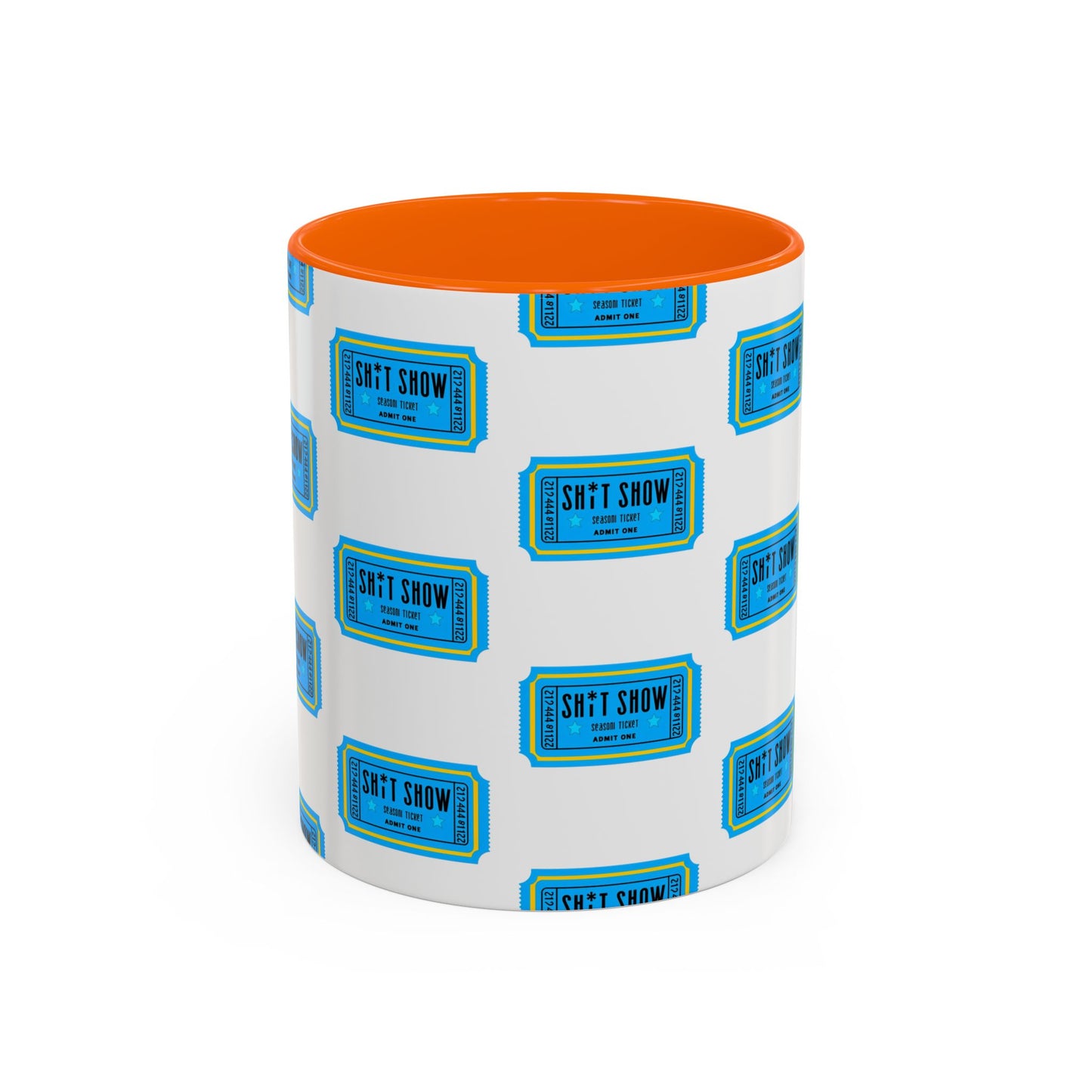 Accent Coffee Mug - 'Sh*t Snow' Design - Fun Gift for Coffee Lovers, Funny Mug for Winter, Unique Holiday Present, Hot Cocoa Cup