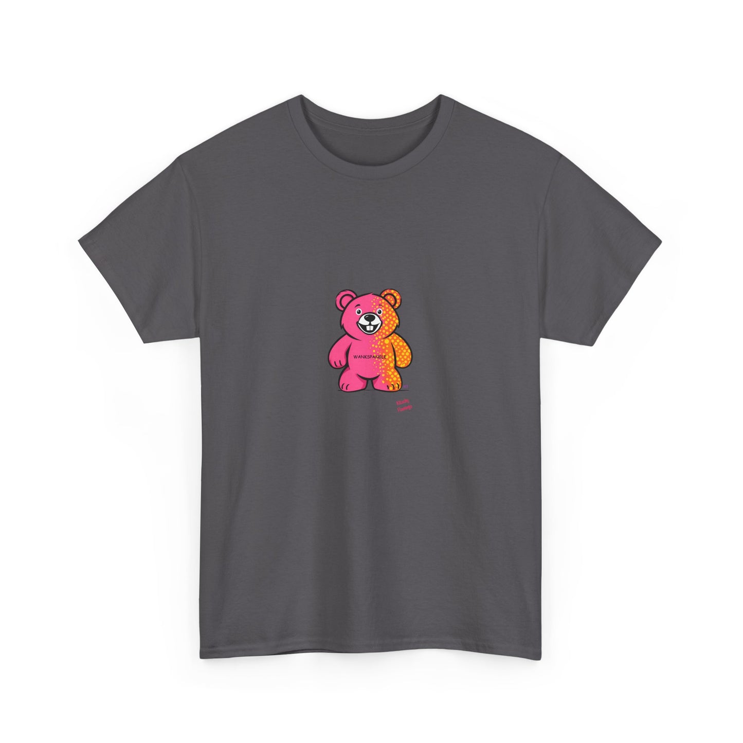Cute Cartoon Swear Bear Tee, Fun Graphic T-Shirt, Unisex Gift, Summer Wear, Casual Fashion, Funny T-shirt